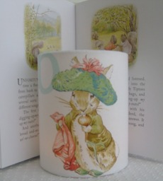 Beatrix Potter Benjamin Bunny - Aqua Alphabet Nursery Night Light