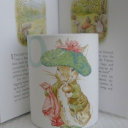 Beatrix Potter Benjamin Bunny - Aqua Alphabet Nursery Night Light - thumbnail 2