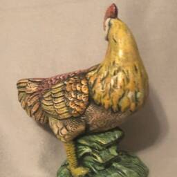 Orange Hen Ceramic Art By Jmdceramicsart - thumbnail 4