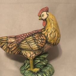 Orange Hen Ceramic Art By Jmdceramicsart - thumbnail 2
