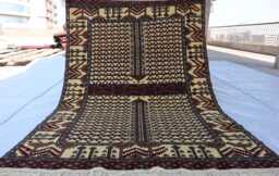 4x5 Ft Afghan Mazar Rug, Luxury New Area Rug, Hand Knotted Medallion Handmade Home Decorative Livingroom Rug - thumbnail 1