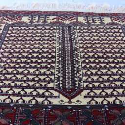 4x5 Ft Afghan Mazar Rug, Luxury New Area Rug, Hand Knotted Medallion Handmade Home Decorative Livingroom Rug - thumbnail 3