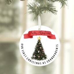 Grandparents Christmas Bauble , Nanny & Grandad Ornament, For Grandma, Nanny, Grandad, Gift - thumbnail 3