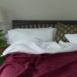 Linen Bedspread Burgundy Bordeaux Coverlet - Solid Made To Order in The Usa Soft Bedding - thumbnail 3