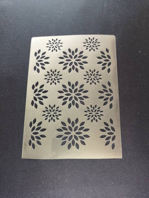 Flower Pattern Stencil, Flexible, Reusable, Wall Decor, Home Decor, Furniture Painting, Card Making, Craft Stencil From Bitofeverythingbyb