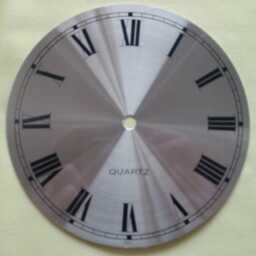 Five 5-3/4 In. Brass Spun Roman Clock Dials - New - thumbnail 2
