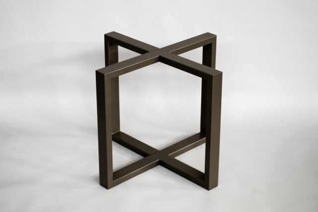 "steel Round Table Base, 28"" Dining Base W, Height 26""-30" - image 1