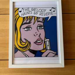 Roy Lichtenstein The Melody Haunts My Reverie Print Framed White - thumbnail 4