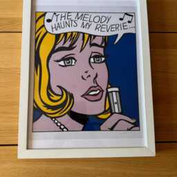 Roy Lichtenstein The Melody Haunts My Reverie Print Framed White - thumbnail 3