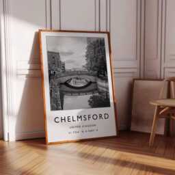 Chelmsford Essex Print Scenic British Village Wall Art - thumbnail 2