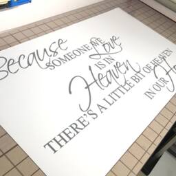 Because Someone We Love Is in Heaven Wall Sticker, Religious Decor, Heaven Art - thumbnail 2