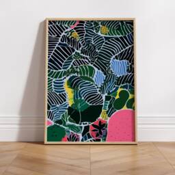 Dreamscape Impressionist Art Print - Contemporary Wall Decor Inspired By Henri Matisse - thumbnail 2
