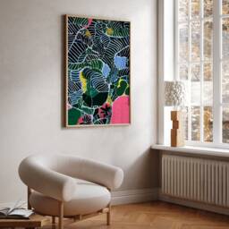 Dreamscape Impressionist Art Print - Contemporary Wall Decor Inspired By Henri Matisse - thumbnail 3
