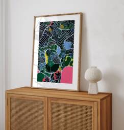 Dreamscape Impressionist Art Print - Contemporary Wall Decor Inspired By Henri Matisse - thumbnail 1