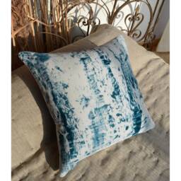 Blue Velvet Throw Pillow Cover 20 - thumbnail 2