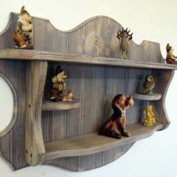 Floating Shelf Wall Wood Farmhouse Rustik Wood Hanging Decorative Hanging Kitchen Farmhouse Shelves - thumbnail 3