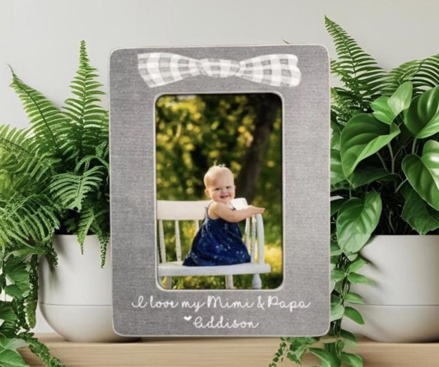 Personalized Picture Frame Gift For Grandparents Mimi, Papa, Nana, Grandpa - image 1