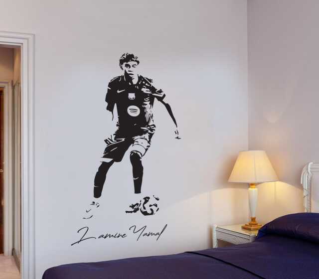 Lamine Yamal - Wall Sticker Vinyl Transfer Decal Football Bedroom - image 1