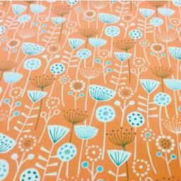 "Scandi Blue Flower Cushion Cover, & White Scandivian Print Reversible Zip Opening, 12"" 14"" 16"" 18"" 20" - thumbnail 4