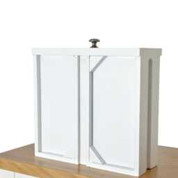 Painted Side Table Solid Wood Console Table, Assembled - thumbnail 3