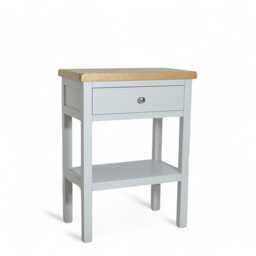 Painted Side Table Solid Wood Console Table, Assembled - thumbnail 2