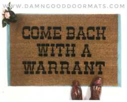 Funny Outdoor Doormat Redneck Humor - Uv Printed Coir Mat - thumbnail 1