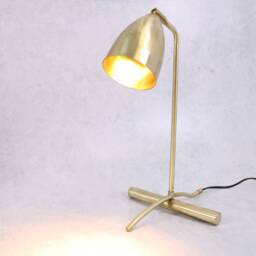 Brass Table Lamp , Lights, Desk - thumbnail 2