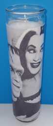 Handmade Munsters Glass Container Candle, The Munsters, Retro Tv, Gothic Comedy, Vintage Candle - thumbnail 1