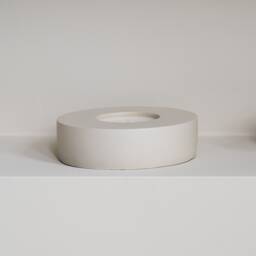 Cava Cream Organic Concrete Candle - Essential Oils Beton Hand Crafted Vegan Reusable Container Eco Friendly-Aromatherapy - thumbnail 2