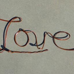 Love Wire Wall Art - & Scarf Hanger - - thumbnail 2