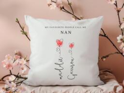 Personalised Cushion, Gift For Mum, Nanny Gifts, Gifts For Her, Grandma Cushion Cover, Nan Custom