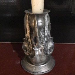 Crow Skull Candlestick Holder - thumbnail 1