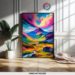 Snowdonia Travel Prints - Set Of 3 Posters - Wall Art Decor Poster Snowdon Illustration UK Artwork Gift National Park Gifts - thumbnail 3