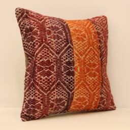Decorative Pillow 16x16 Turkish Textile Cover Home Living Design Boho Vintage Rustic Throw Pillov Covers Old Cushion 4Kf-240 - thumbnail 2