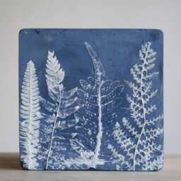 Ferns From Fife in Indigo Wedgwood - thumbnail 2