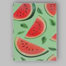 Fresh Watermelon Slice Summer Repeat Pattern Canvas Wall Art Print Decor Picture Ready To Hang - thumbnail 1