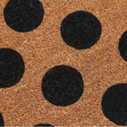 Coco & Coir Door Mat Indoor/Outdoor - Non Slip Abstract Design Entrance Welcome - Polka Beauty - thumbnail 3