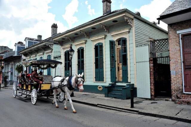 St. Phillip Street New Orleans, Custom Prints, Horse & Buggie, Carriage Ride, Tours Around The French Quarter, Big Easy