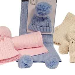 Personalised Knit Baby Blanket & Hat Set, Embroidered Name, Shower Gifts Keepsakes - thumbnail 3