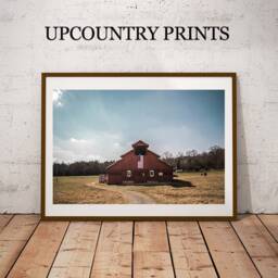 Red Barn Photo Print Farmhouse Wall Art - Digital Download - thumbnail 2