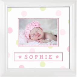 Pearhead Baby Photo Picture Frame Photograph With First Name Girl Gift Present Make Your Own Kit Shower - thumbnail 1