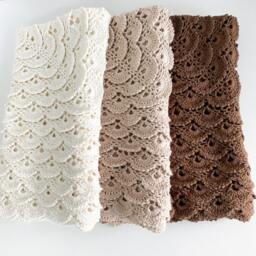 Crochet Baby Blanket, Newborn Gift, Cotton Baby Swaddle, Unisex Blanket, Fluffy Shower - thumbnail 1