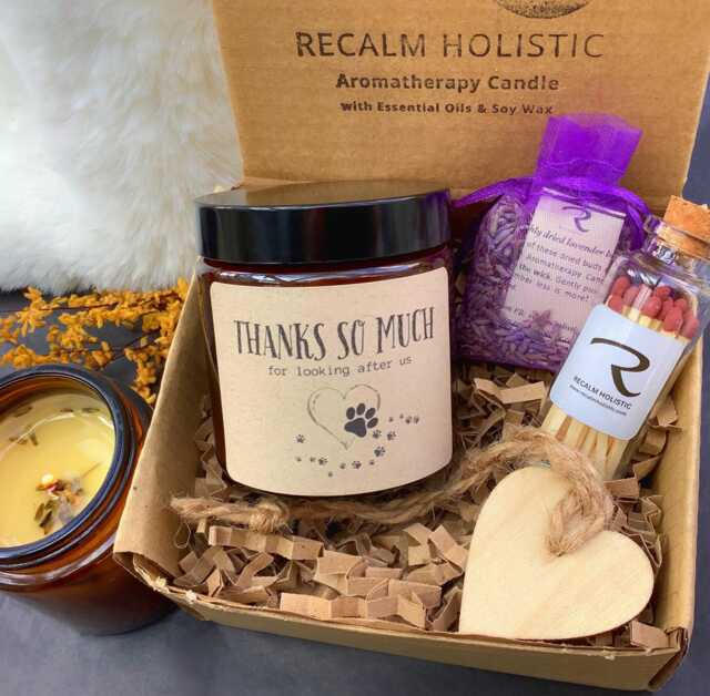 Personalized Aromatherapy Candle Gift Set Soy & Coconut Wax - image 1