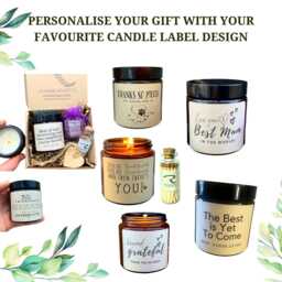 Personalized Aromatherapy Candle Gift Set Soy & Coconut Wax - thumbnail 2