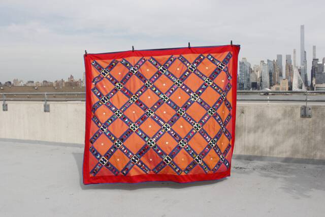 Kyrgyz Traditional Patchwork Bed Cover/Bedspread, Quilt From Kyrgyzstan, Central Asian Patchwork - image 1