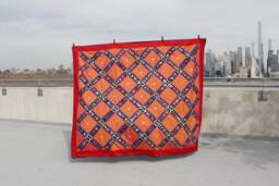 Kyrgyz Traditional Patchwork Bed Cover/Bedspread, Quilt From Kyrgyzstan, Central Asian Patchwork - thumbnail 1