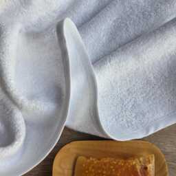 White Linen - Cotton Bath Towels Italian Luxury Spa Towel - thumbnail 3