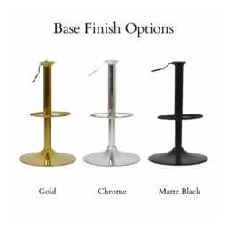 Cowhide Bar Stools/Counter - Adjustable Height Custom Made Gl - thumbnail 4