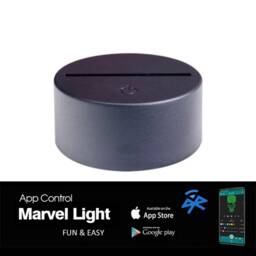 Biker, Bike , Motorcycle , 3D Personalised Smart App Control Night Light Bluetooth, Music, 7&16M Colour Mobile App , Gift Led Lamp - thumbnail 4