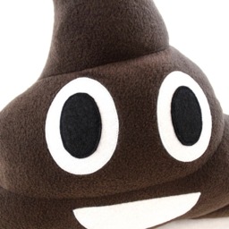Smiling Poop Emoji Pillow - Ice Cream Cushion Pile Of Poo - thumbnail 4
